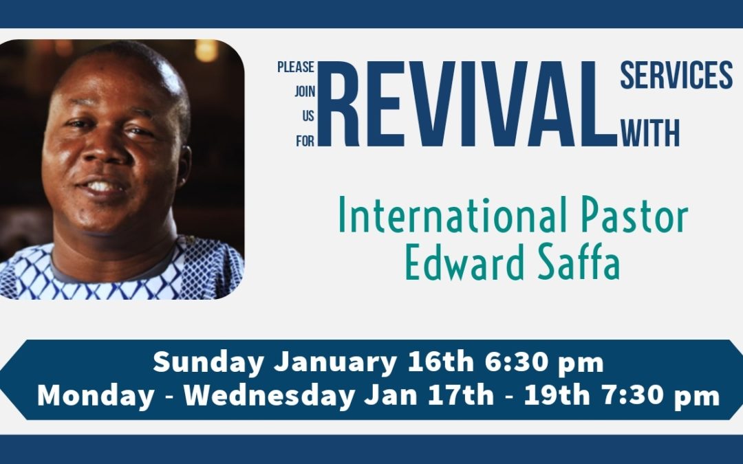 Revival with International Speaker Edward Saffa